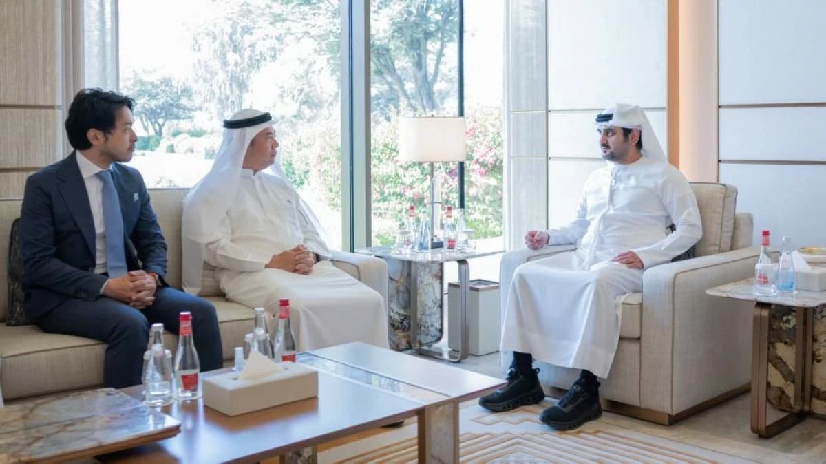 Maktoum bin Mohammed meets Kasumigaseki Capital founder