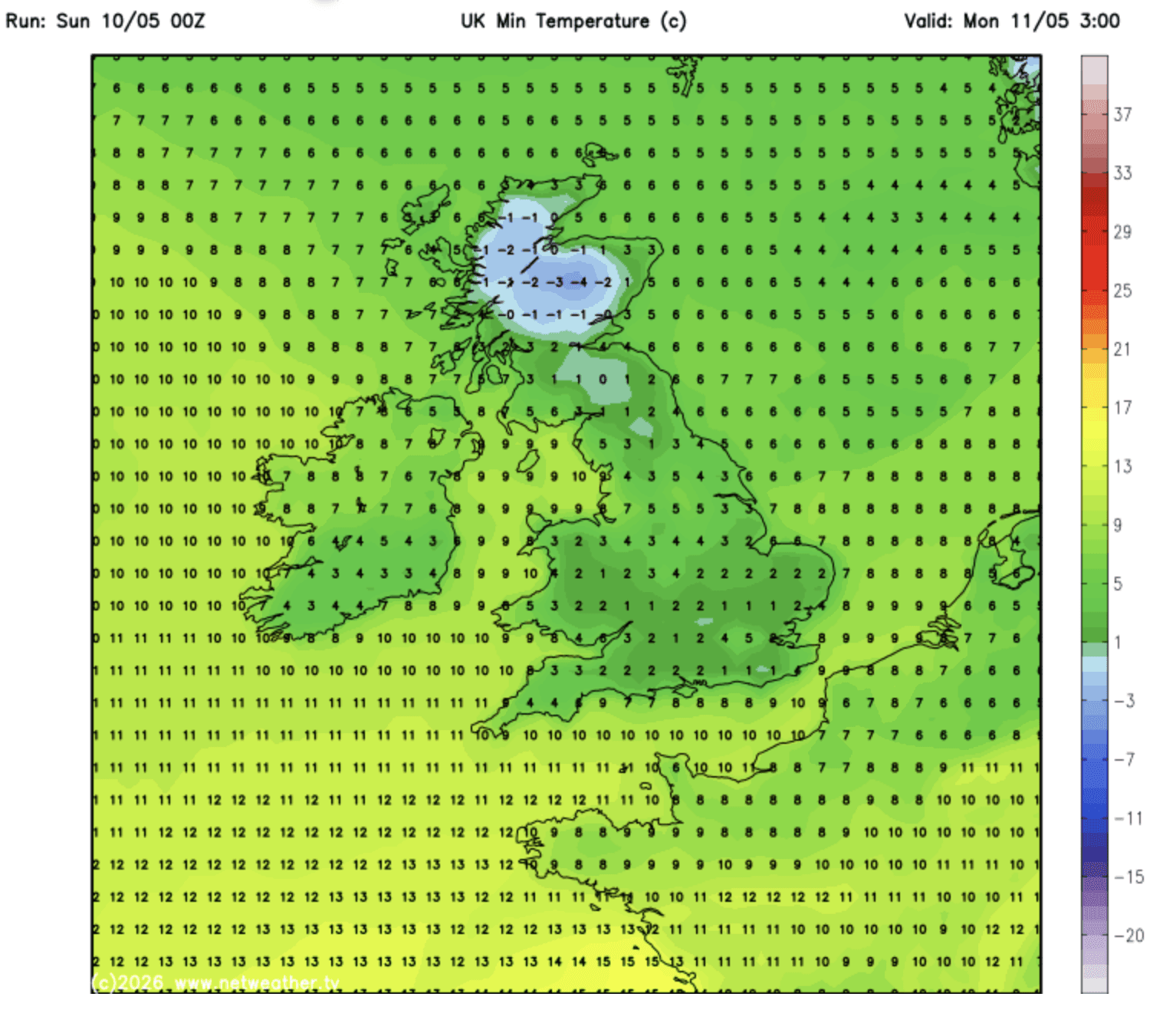 Temperatures to drop through the next week as chilly northerly blast sweeps Britain