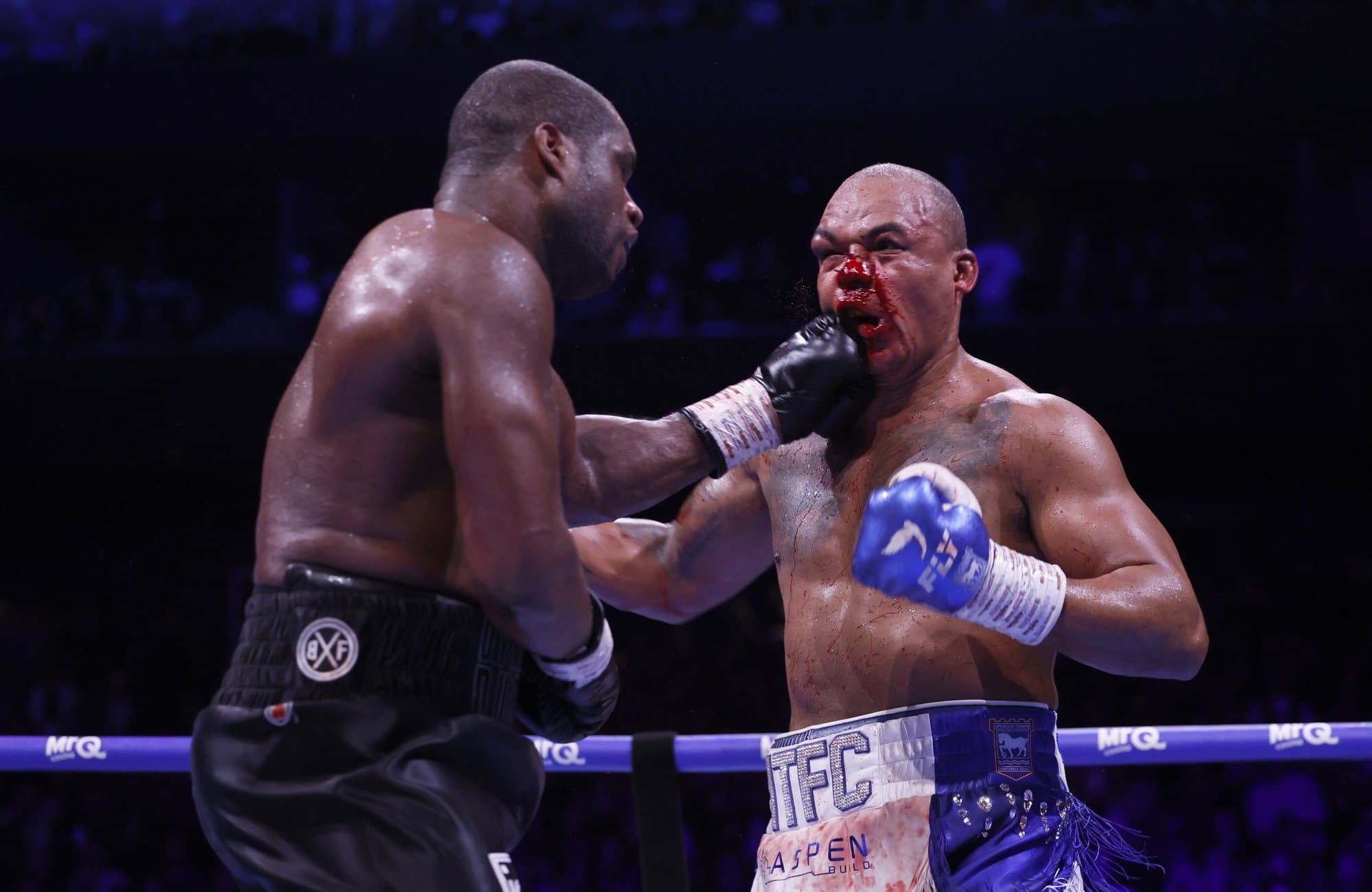 Fabio Wardley's trainer explains decision not to stop Daniel Dubois boxing fight