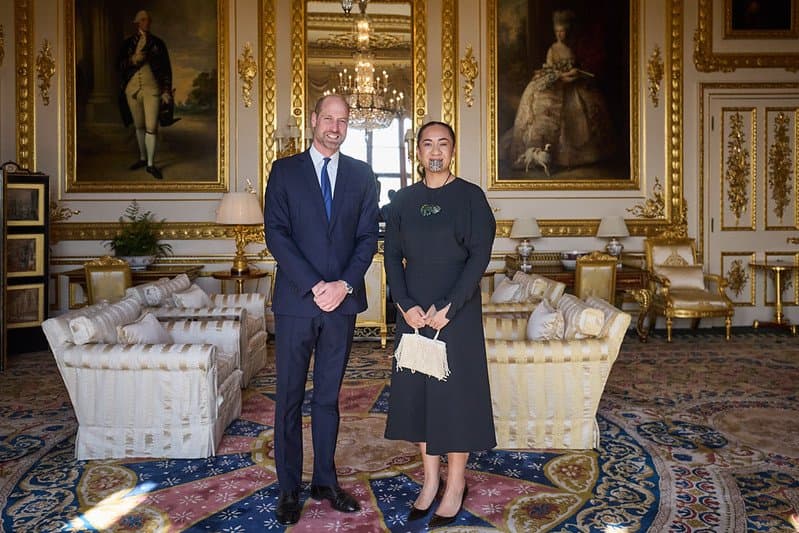 Prince William meets with Māori Queen at Windsor Castle