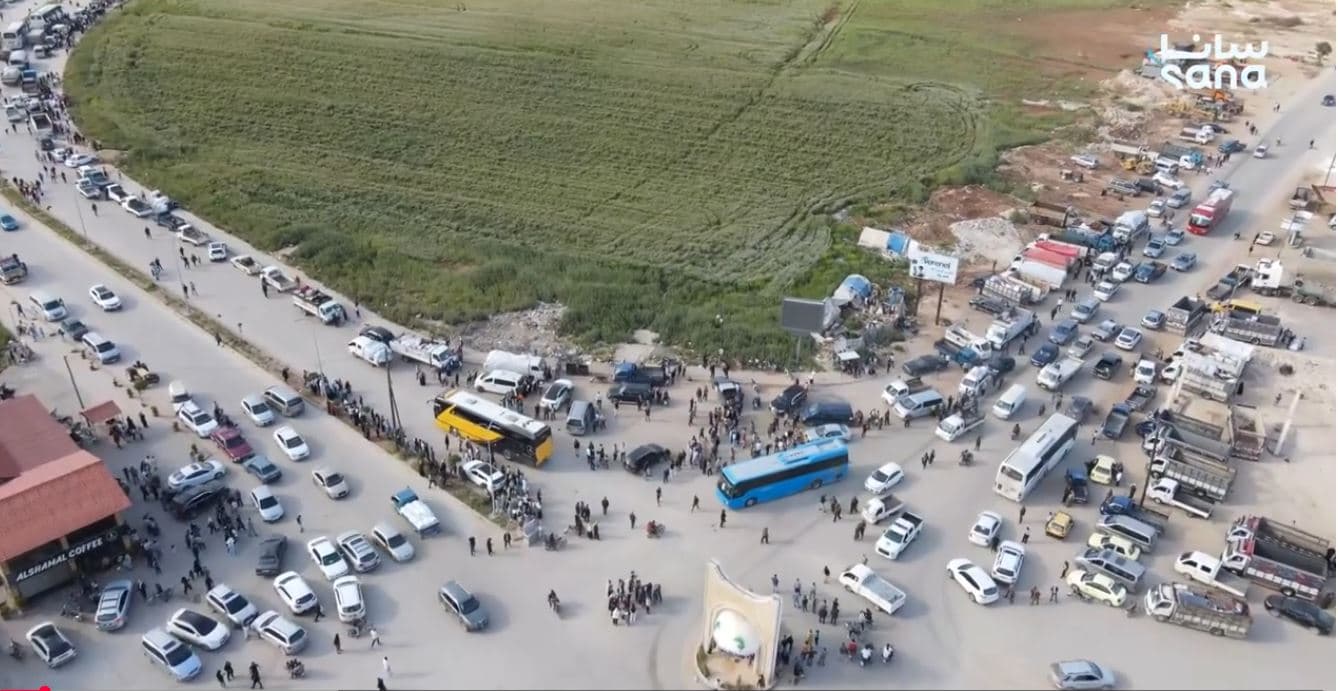 Some 1,200 displaced Syrian families returned to Afrin from Hasakah