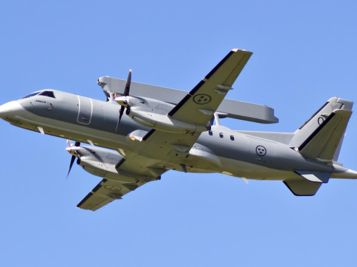 Moscow Says Ukrainian Saab 340 Directed Strikes Deep Inside Russian Territory