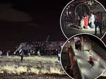 Horror as Frontier Airlines flight with 231 people onboard kills a pedestrian on runway during takeoff sparking slide evacuation