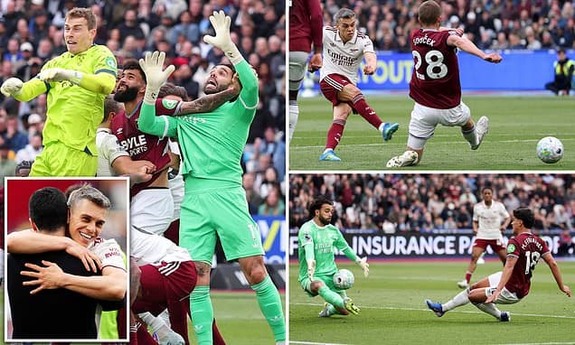 Arsenal pass their most difficult test after breathless VAR drama: OLIVER HOLT on the moment that could define the season, how the Gunners nearly lost their heads and what Pep Guardiola would have made of it all