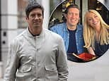 Vernon Kay breaks cover: Presenter is seen for the first time since split from Tess Daly after 23 years of marriage as he arrives for Radio 2 show