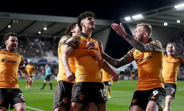 Major upset in the fight for Premier League promotion as Hull City win away at third-place Millwall to put them one game from glory at Wembley