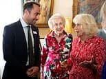 Queen Camilla bonds with Kate's dog-loving brother James Middleton at special Clarence House reception honouring life-saving pooches