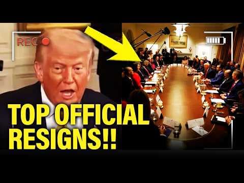 🚨TOP Trump Official SUDDENLY RESIGNS as ADMIN COLLAPSES!!