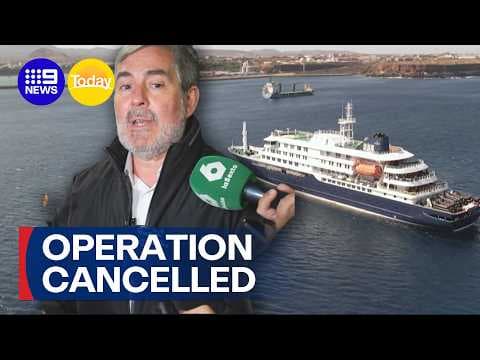 Hantavirus cruise ship operation cancelled by Canary Islands President | 9 News Australia