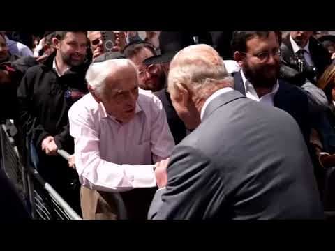 King Charles visits London area hit by antisemitic attacks