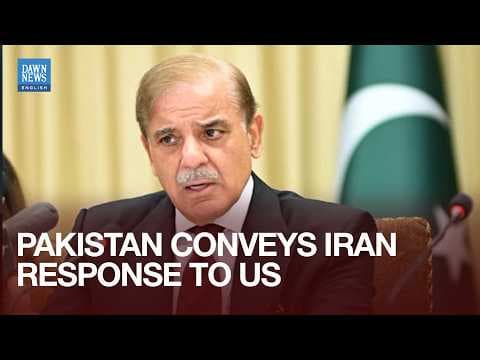 Pakistan Sends Iran's Response Over Peace Proposal to US: Report | Dawn News English