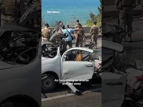 Injured Lebanese man details Israeli strike on vehicle