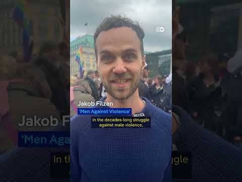 Men march in Germany against violence toward women on Father's Day | DW News