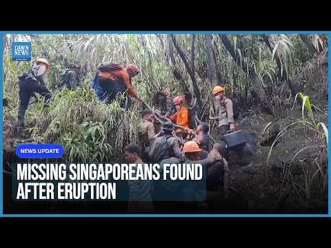 Rescuers Find Missing Singaporeans After Mount Dukono Eruption Kills Indonesian | Dawn News English
