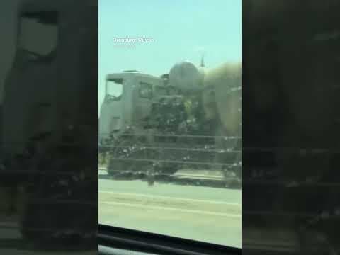Explosion as drone strikes Russian city of Orenburg