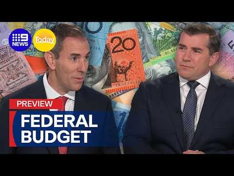Albanese government prepares to hand down the federal budget | 9 News Australia