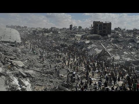 40,000 missing or trapped beneath rubble in the Gaza Strip