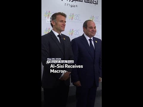 Al-Sisi Receives Macron