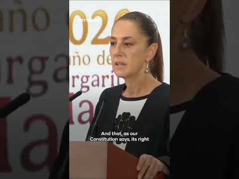 Mexican President says every support should be given for the recognition of Palestine as a state