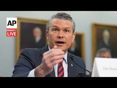 LIVE: Pete Hegseth testifies before House defense budget hearing