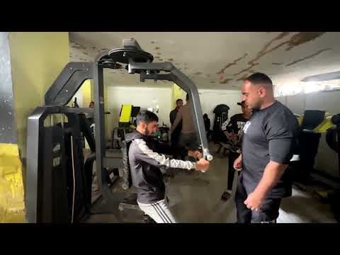 Building bodies under the rubble in Gaza gym