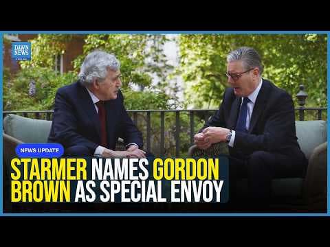 UK PM Starmer Names Former PM Gordon Brown As Special Envoy On Global Finance | Dawn News English