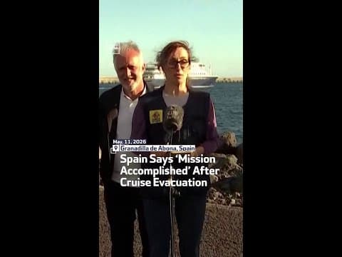 Spain Says ‘Mission Accomplished’ After Cruise Evacuation
