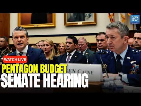 🔴 LIVE: US War Secretary Pete Hegseth and General John Caine Senate Hearing