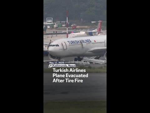 Turkish Airlines Plane Evacuated After Tire Fire