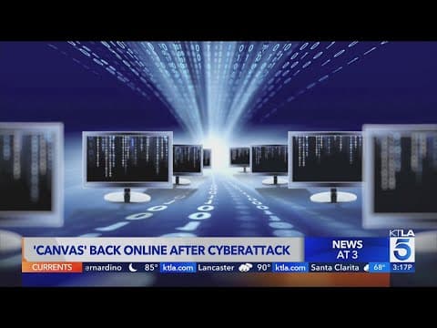 Canvas back online after cyberattack