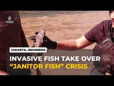 Invasive “Janitor Fish” Take over Jakarta’s polluted rivers
