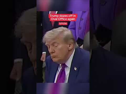 Trump Dozes Off in Oval Office Again