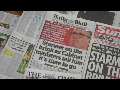 UK long-term bond yields rise as Starmer's future in doubt