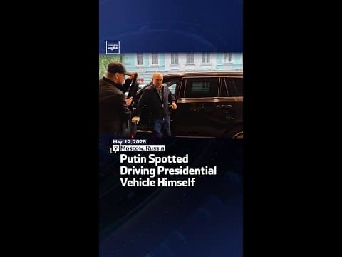 Putin Spotted Driving Presidential Vehicle Himself