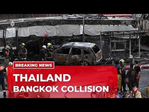 Thailand accident: At least eight people killed in Bangkok crash