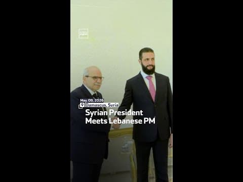 Syrian President Meets Lebanese PM