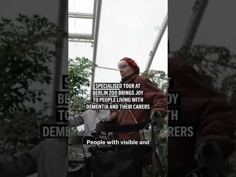 Specialised tour at Berlin Zoo brings joy to people living with dementia and their carers