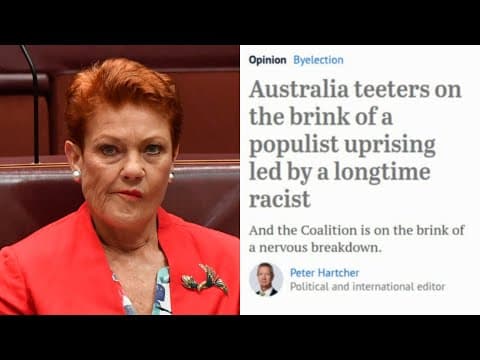 ‘Bitter, bitter people’: Pauline Hanson hits back at SMH article accusations