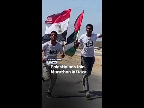 Palestinians Join Marathon in Gaza