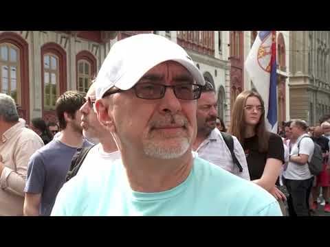 Protesters in Serbia demand elections, president's resignation