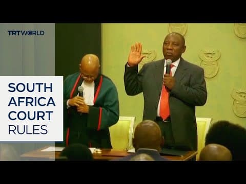 South Africa top court backs Ramaphosa impeachment case