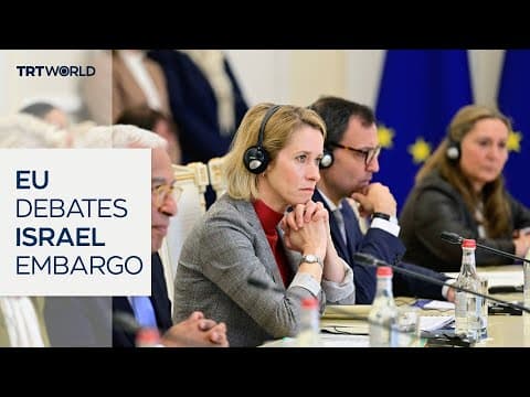 EU ministers meet to discuss Israel sanctions