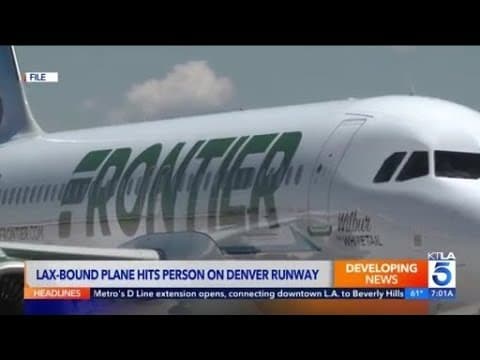 Los Angeles-bound flight fatally strikes pedestrian during takeoff in Denver 