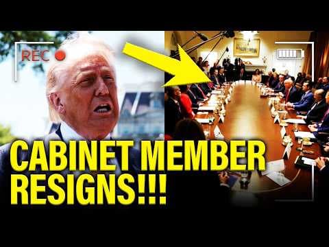 🚨Trump Cabinet Official SUDDENLY RESIGNS in DISGRACE!!!