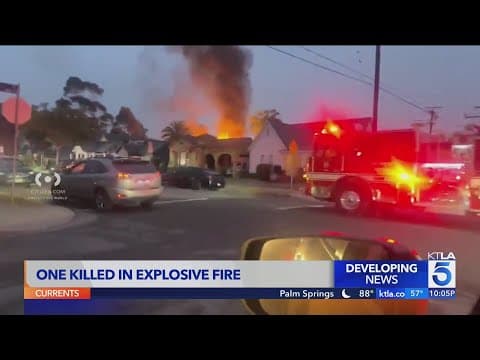 1 killed in South L.A. fireworks explosion