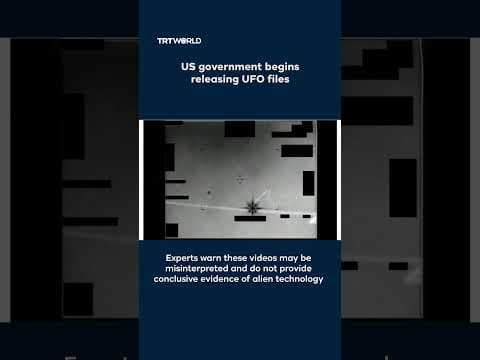 US government starts releasing UFO files