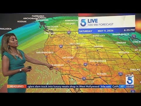 Warmer temps headed to SoCal for Mother's Day weekend