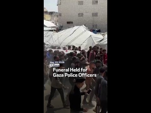 Funeral Held for Gaza Police Officers