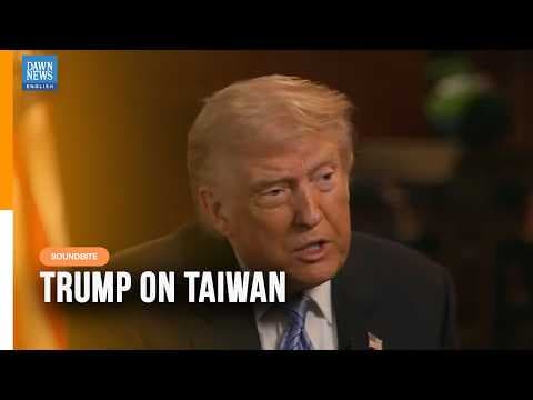 US President Trump Says Taiwan Situation Is “Difficult Problem” Amid China Pressure