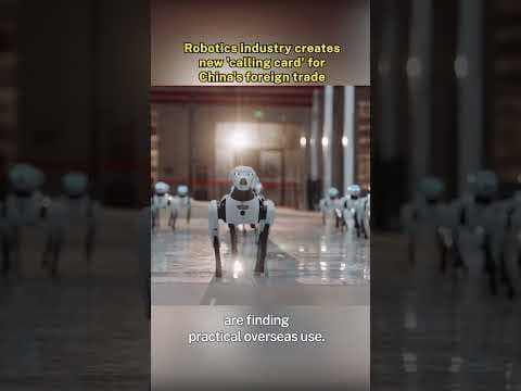 Robotics industry creates new 'calling card' for China's foreign trade